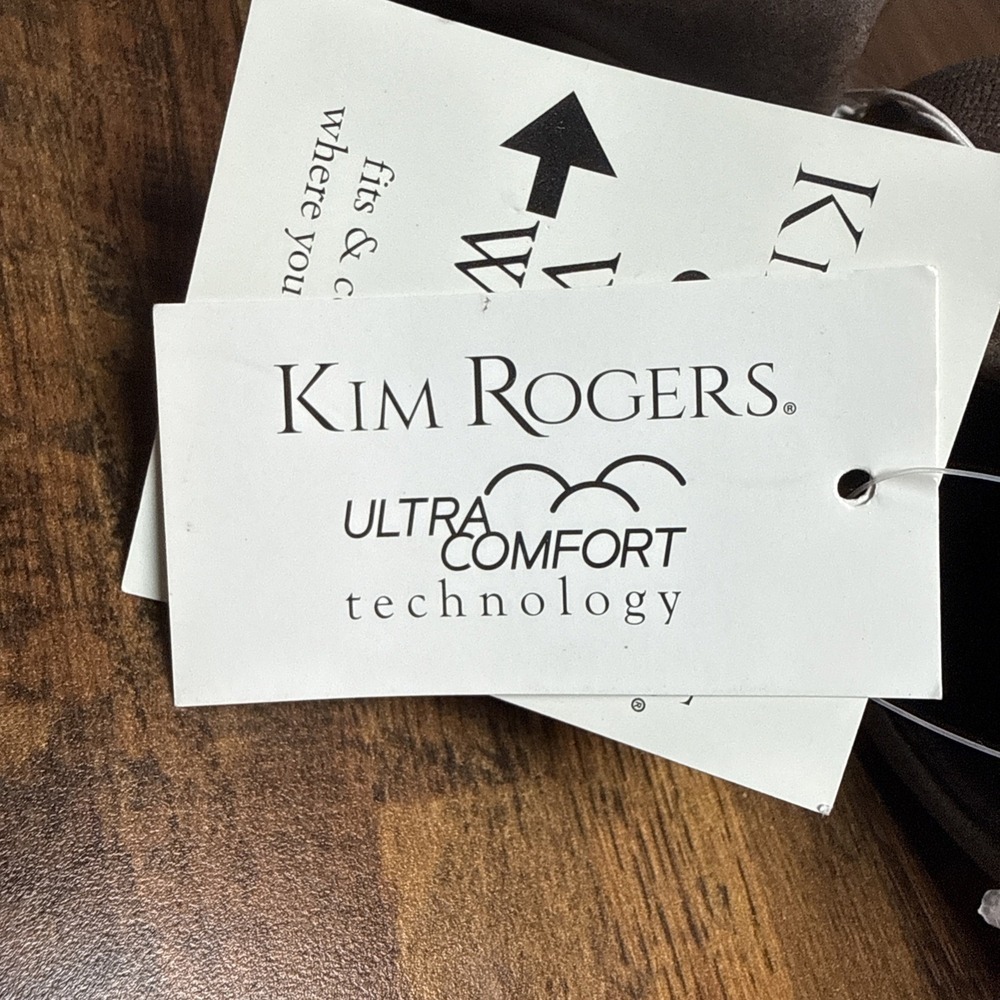 Kim Rogers Rusty Booties Shoes Womens Size 9 1/2 M Brown Vegan Leather - Picture 7 of 7